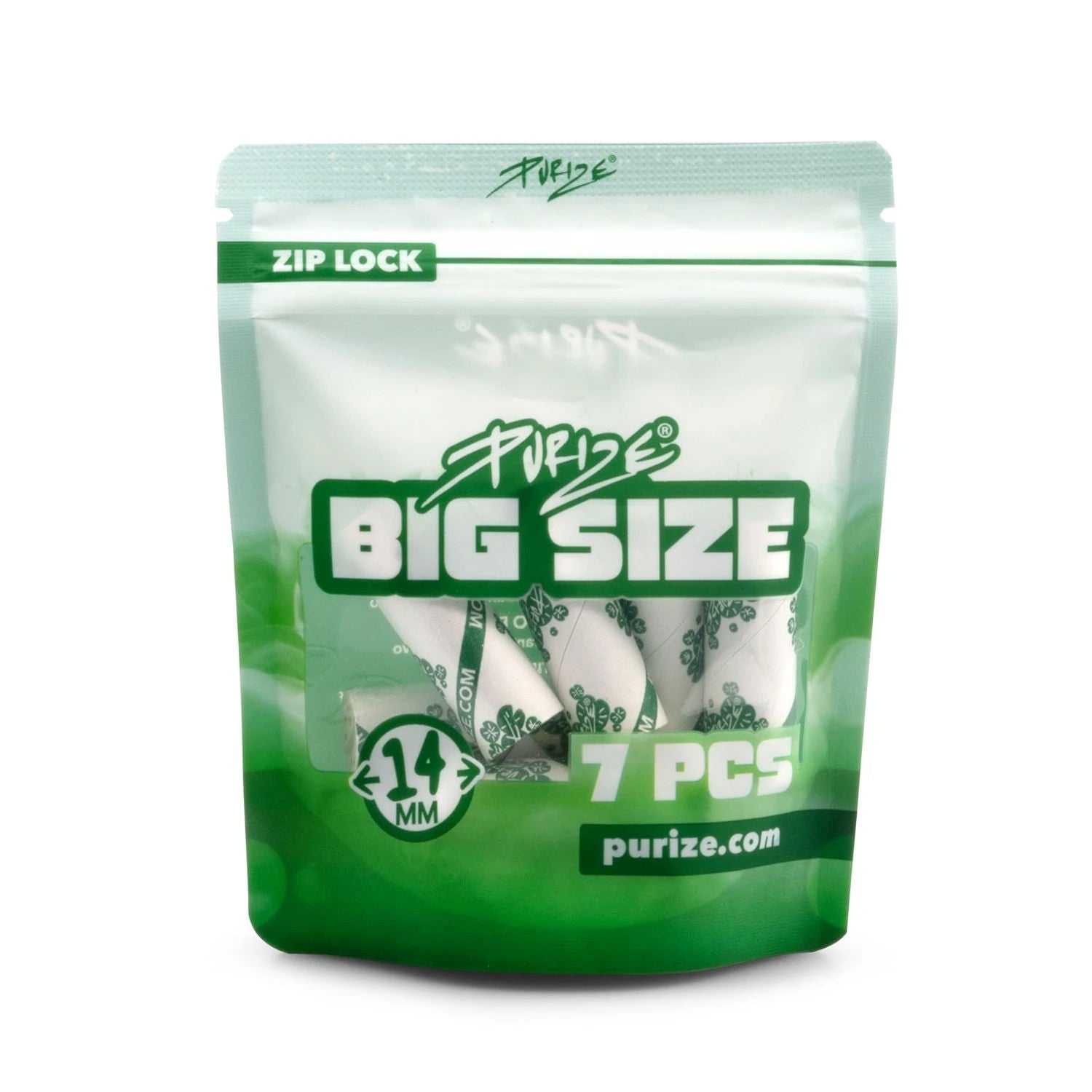PURIZE Aktivkohlefilter Big Size 14mm (7 Stück) PURIZE